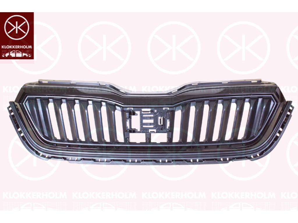 Radiator Grille, black, Full Body Section