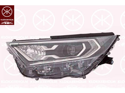 Headlight, Right, HB3, H11, WY21W, with daytime running light (LED), with motor for headlamp levelling