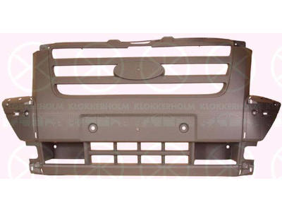 Bumper, Front, Centre Section, grey