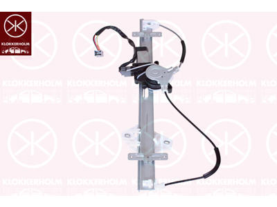 Window Regulator, 4/5-drs, OE-type, with electric motor, Electric, Left Front