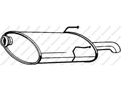 hátsó hangtompító, további szükséges cikkek lásd tartozéklista:  