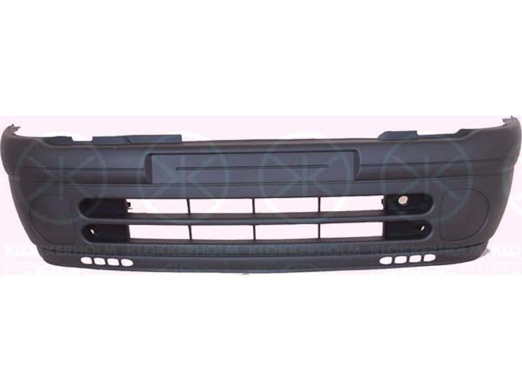 Bumper, w/primer, Front, without hole(s) for fog lights