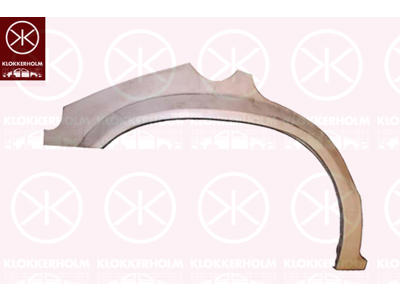 Quarter Panel, Right Rear, Wheel Arch Border, Repair Panel