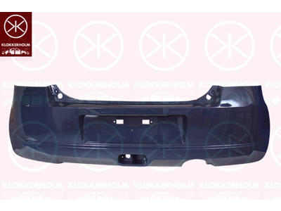 Bumper, Rear, Painted, not for trim level: Sport, Vehicle Production Country: Hungary