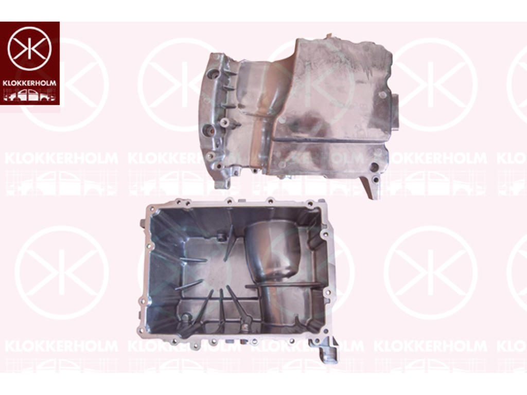 Bundkar, underste del, Aluminium