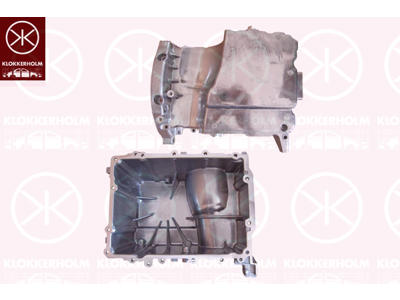 Bundkar, underste del, Aluminium