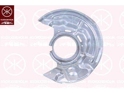 Splash Guard, brake disc, Front Axle Left, Diameter 1/Diameter 2 [mm]: 290/88, Zinc-coated