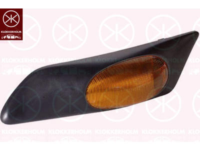 Blinker, till höger fram, sidoinstallation, gul