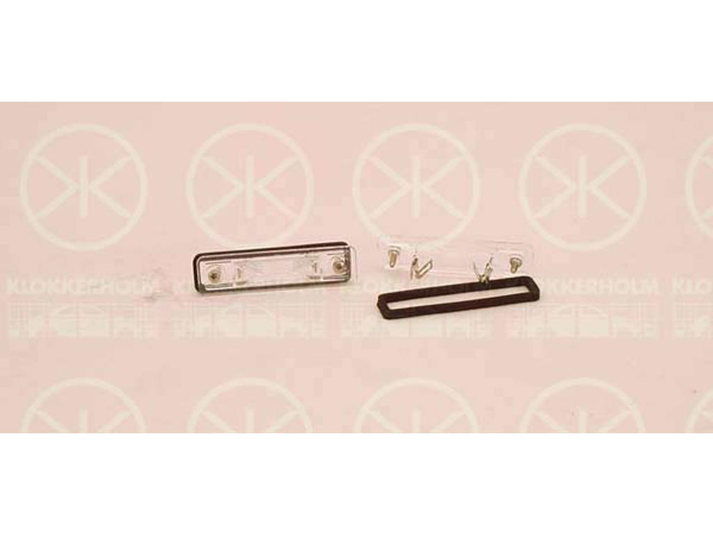 Licence Plate Light, with bulb holder