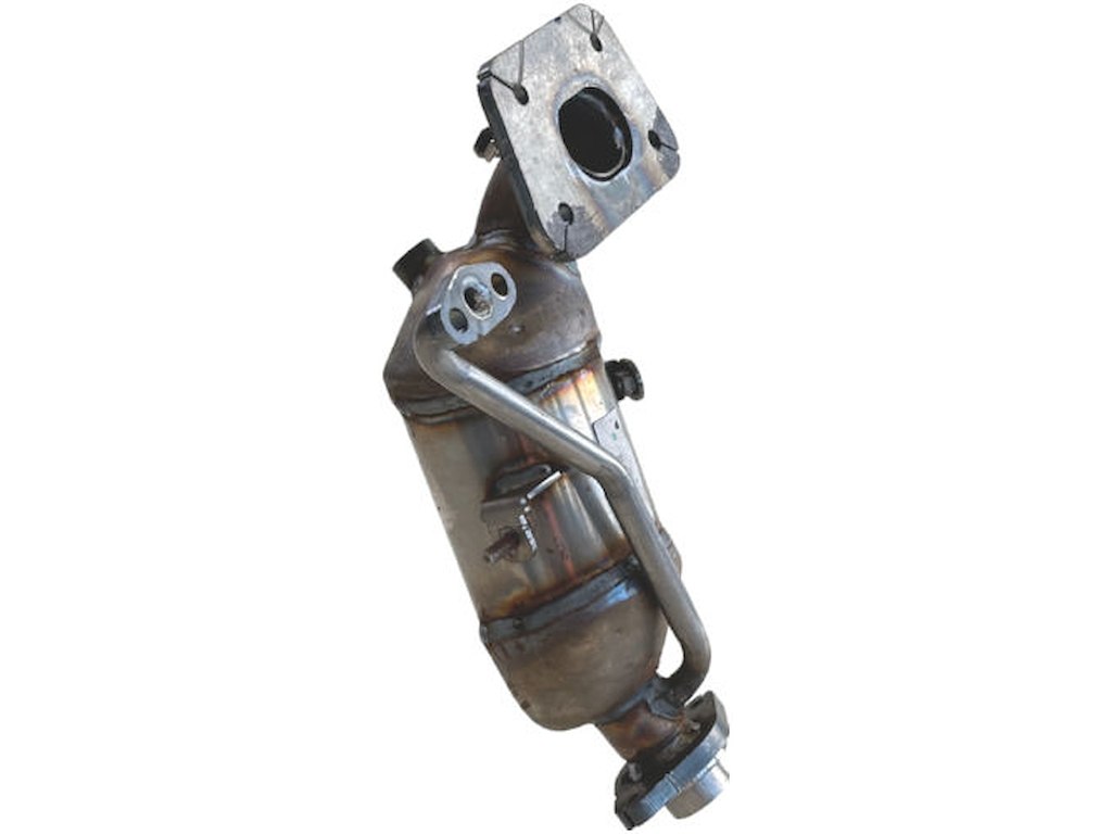 Catalytic Converter, with mounting parts, Euro 5, Emission Standard: Euro 6