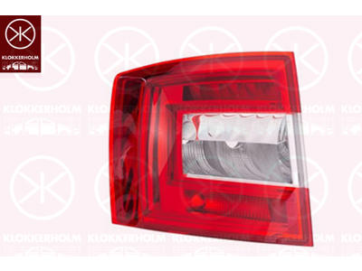Baglygte, højre, Lampe/pærefunktion: med baglys (LED), uden lampeholder, H21W, P21W, PY21W, Varroc