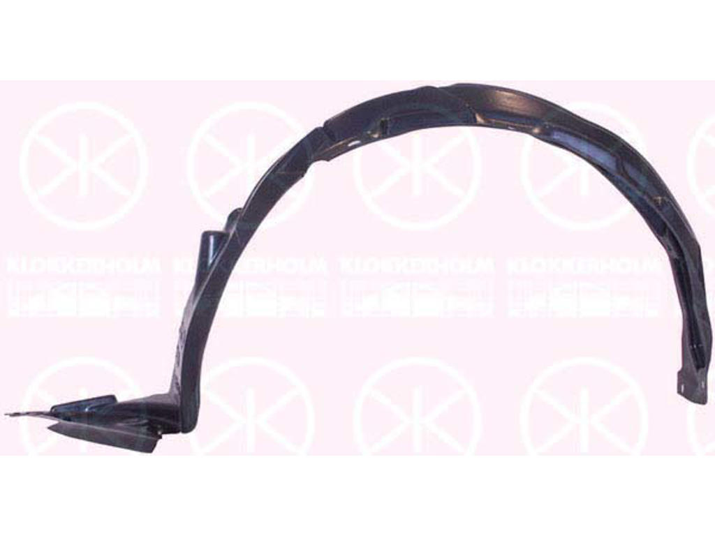 Liner, wheelhouse, 5-drs, Plastic, Left Front