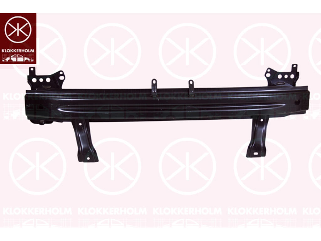 Support, bumper, for vehicles with pedestrian protection, Front