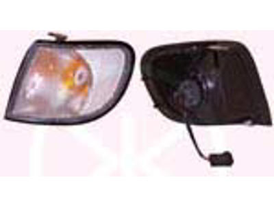 Blinker, med lamphållare, vit, Vänster