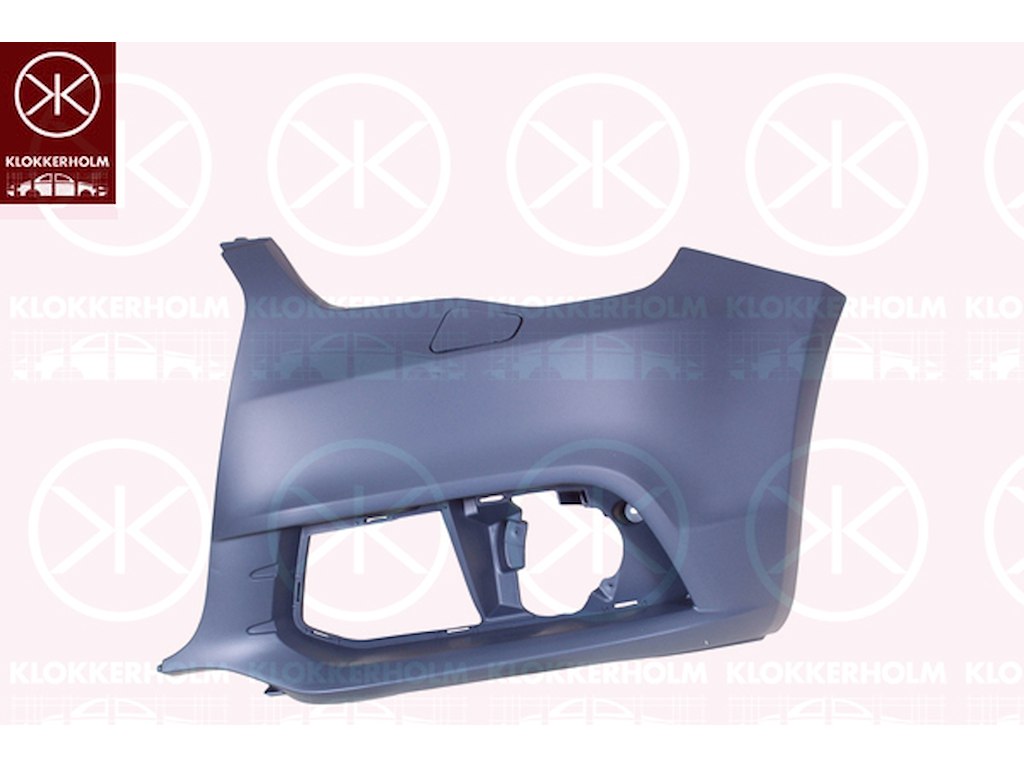 Stötfångare, vänster fram, ej för fordonsutrustningslinje/-variant: S-LINE, med hål för spolmunstycke, m/grundlack