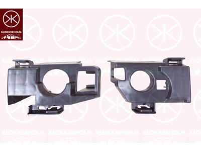 Mounting Bracket, bumper, Kit, Front, Plastic