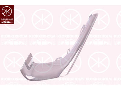 Ventilation Grille, bumper, chrome/black, Left Front, not for vehicle equipment line/variant: OPC