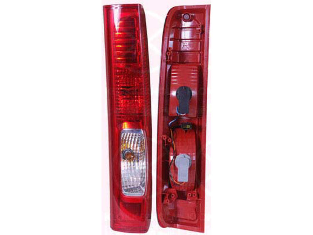 Tail Light Assembly, with bulb holder, white/red, Left, Valeo