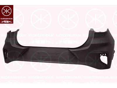 lökhárító, hátsó, alapozott