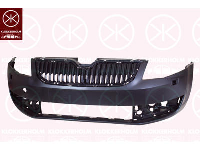 Bumper, Front, Smooth, with hole(s) for washer nozzle