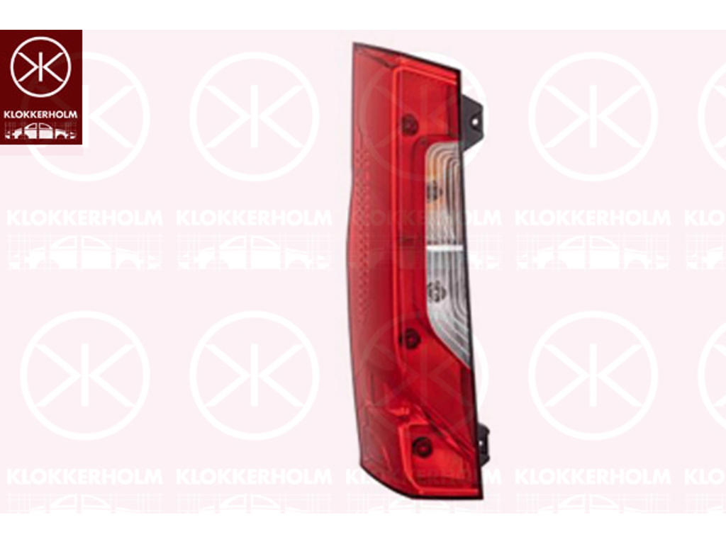 Tail Light Assembly, without bulb holder, Right