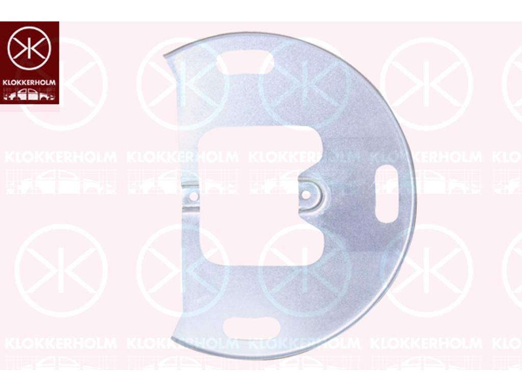 Bromssköld, framaxel, för bromsskivediameter [mm]: 290, Diameter 1/diameter 2 [mm]: 290/124, förzinkad