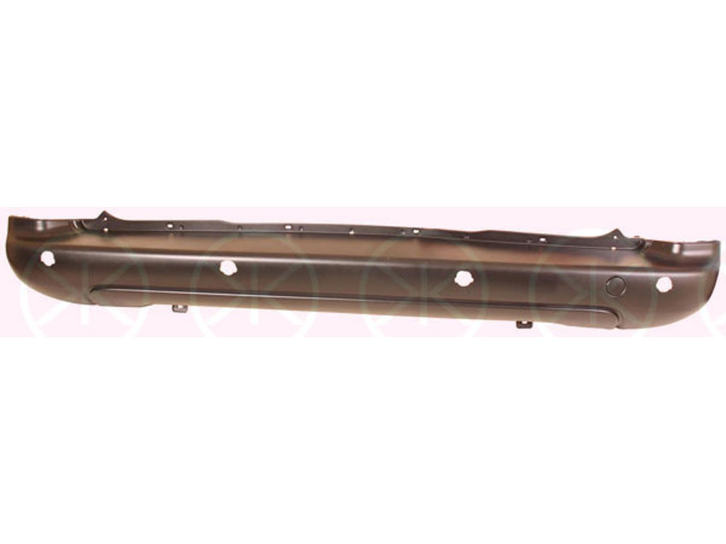 Bumper, w/primer, Rear, with hole(s) for park distance control, Number of bores: 4