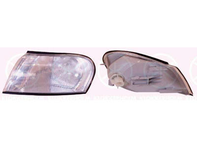 Direction Indicator, with bulb holder, white, Right Front
