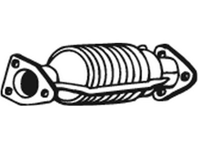 Catalytic Converter, with mounting parts, Emission Standard: Euro 3