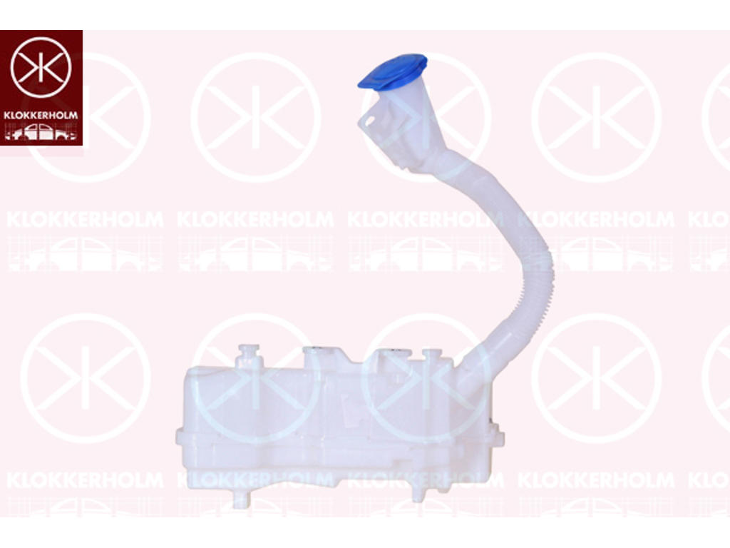 Washer Fluid Reservoir, window cleaning, for vehicles without headlamp cleaning system, without pump