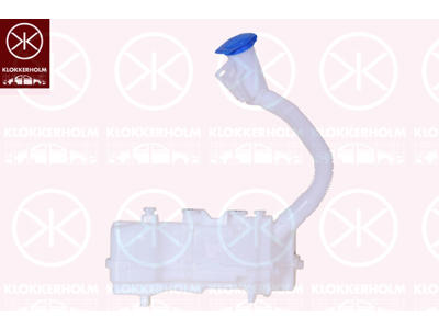 Washer Fluid Reservoir, window cleaning, for vehicles without headlamp cleaning system, without pump