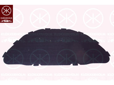 Engine Compartment Noise Insulation, Centre Section, Fitting Position: Bonnet