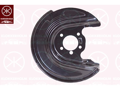 Bromssköld, Bakaxel höger, Diameter (mm): 272, förzinkad