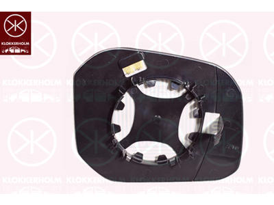 Mirror Glass, exterior mirror, Heatable, Left, Aspherical