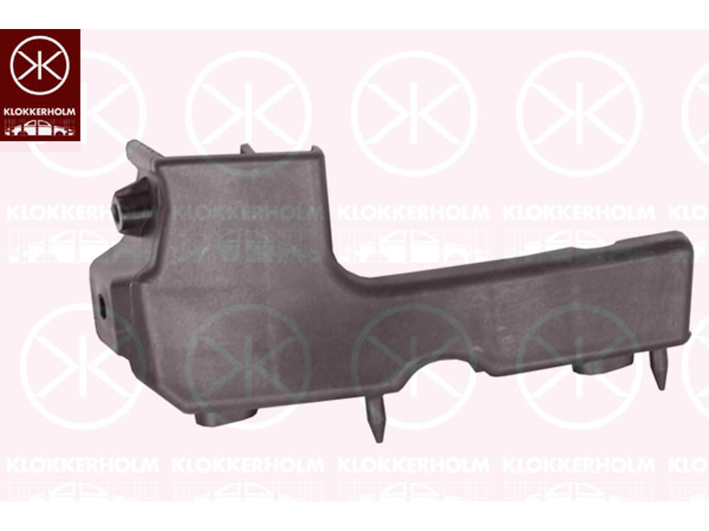 Mounting Bracket, bumper, Plastic, Right Front