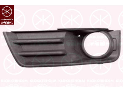 Ventilation Grille, bumper, Left Front, with hole(s) for fog lights