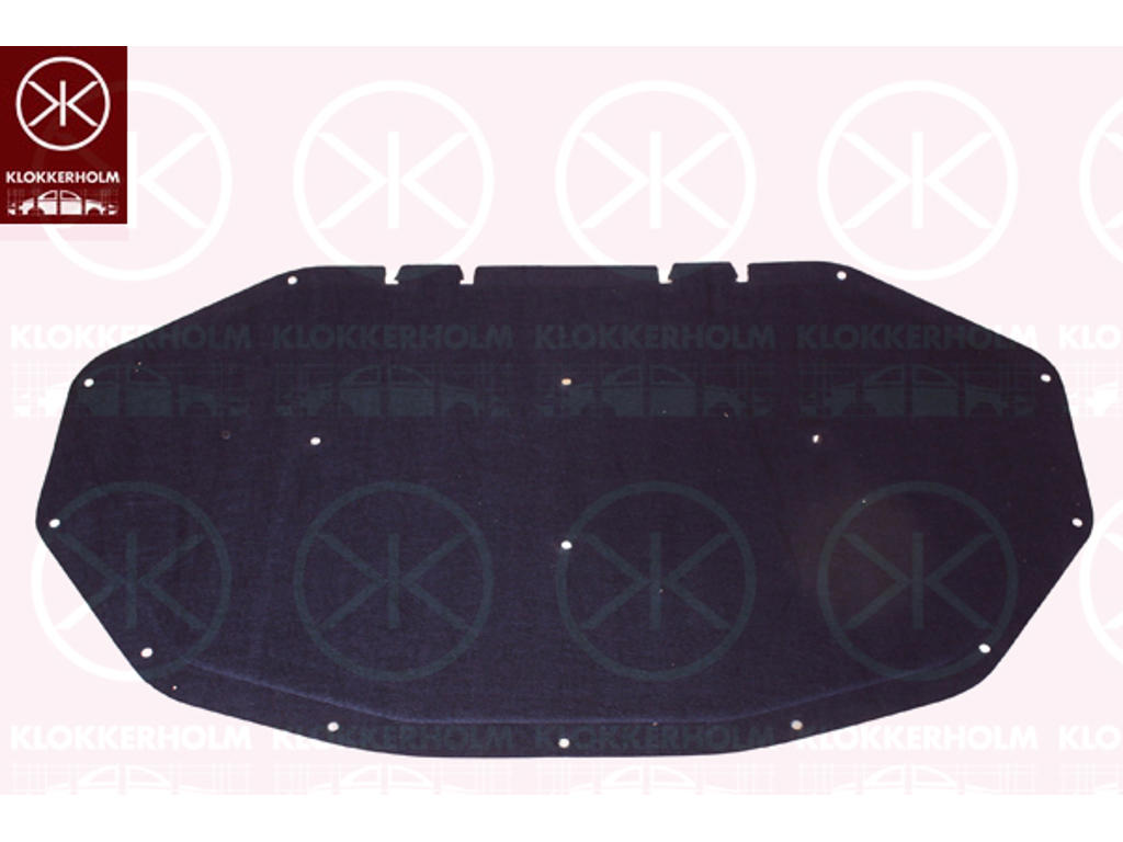Engine Compartment Noise Insulation, Centre Section, Fitting Position: Bonnet