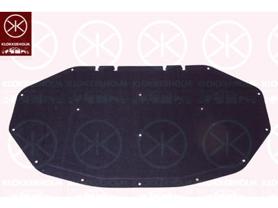 Engine Compartment Noise Insulation, Centre Section, Fitting Position: Bonnet