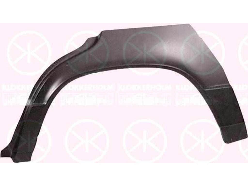 Quarter Panel, 4-dr, Wheel Arch Border, Repair Panel, Right Rear, Outer section