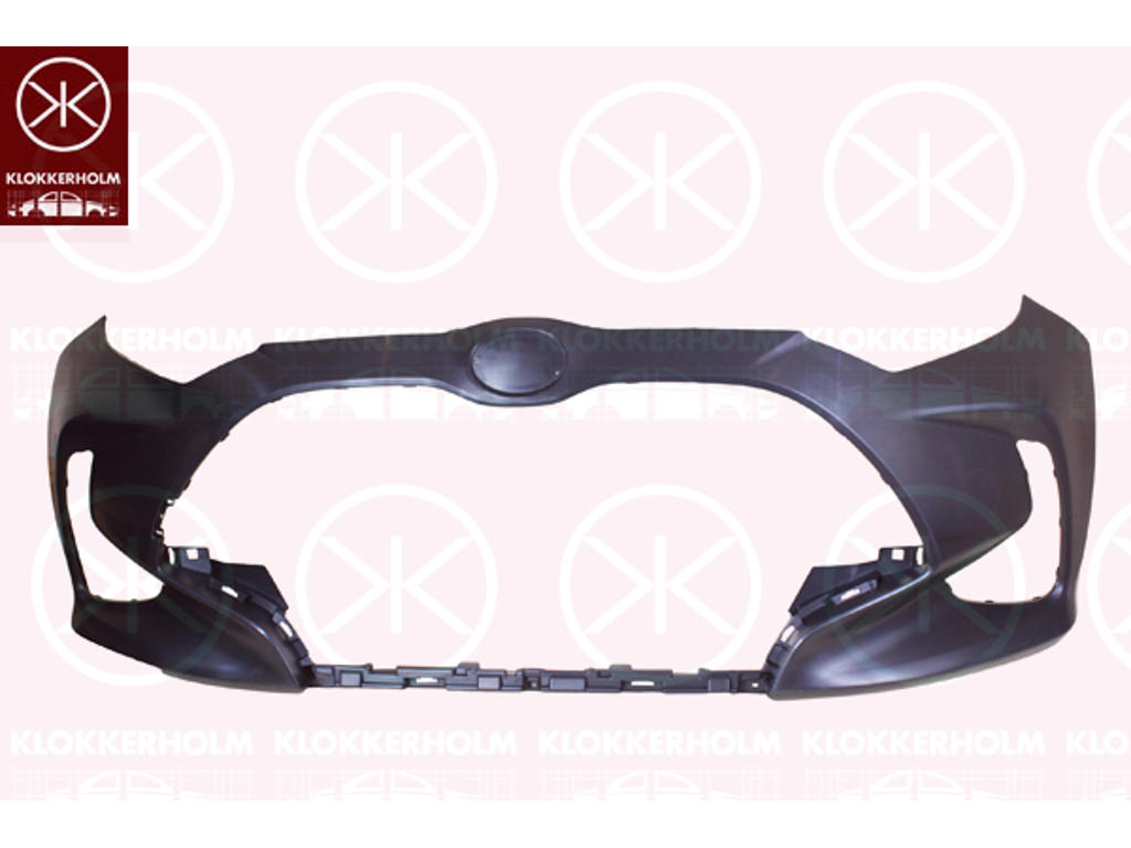 Bumper, Front, black