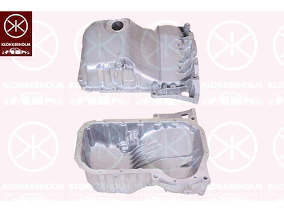 Oil Sump, Aluminium, with bore for oil-level sensor