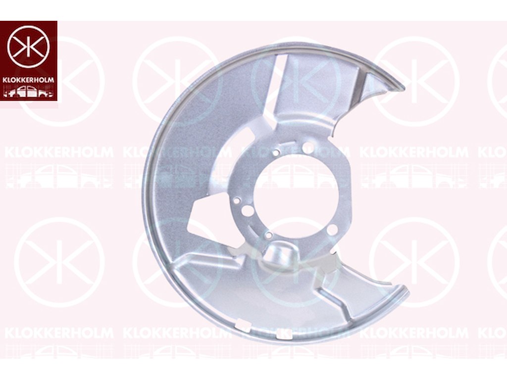 Bromssköld, framaxel höger, förzinkad, för bromsskivediameter [mm]: 321