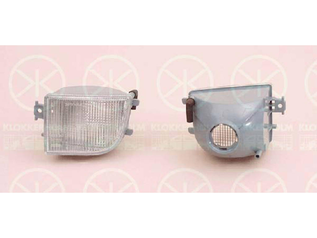 Direction Indicator, without bulb holder, white, Left