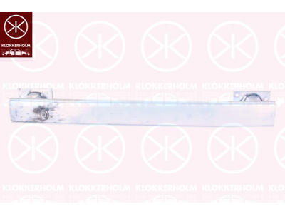 Support, bumper, Aluminium, Front