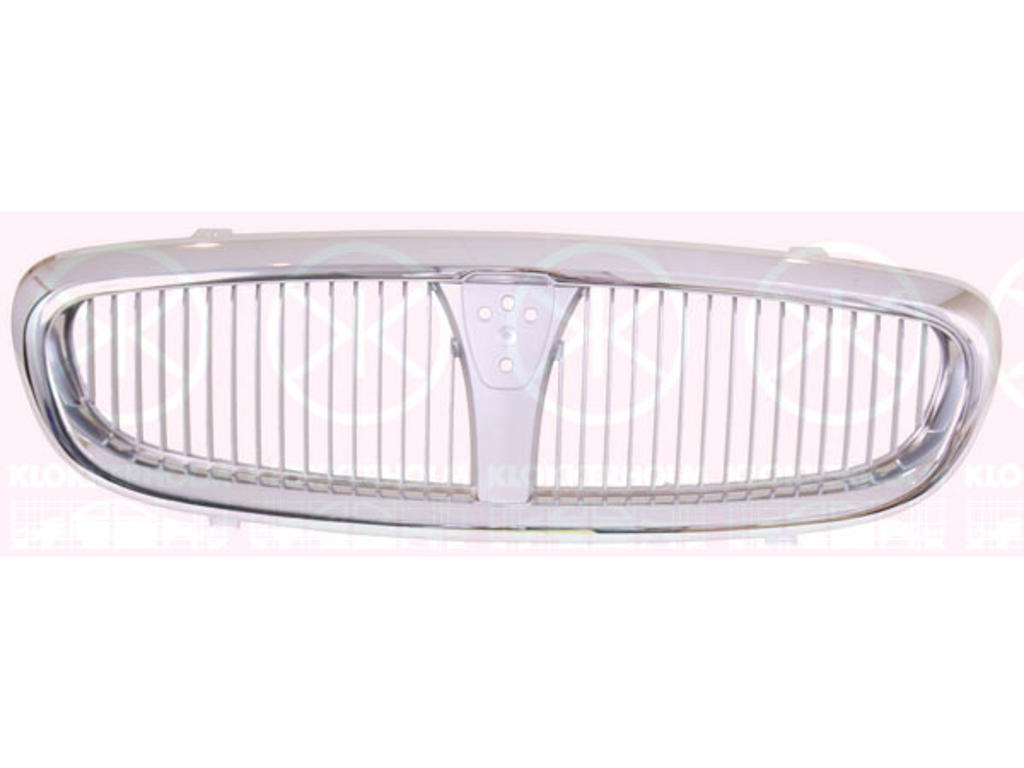 Radiator Grille, black, chrome/black