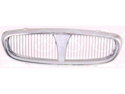 Radiator Grille, black, chrome/black