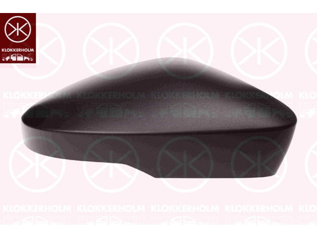 Housing, exterior mirror, Right, black