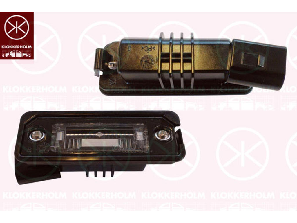 Licence Plate Light, with bulb holder