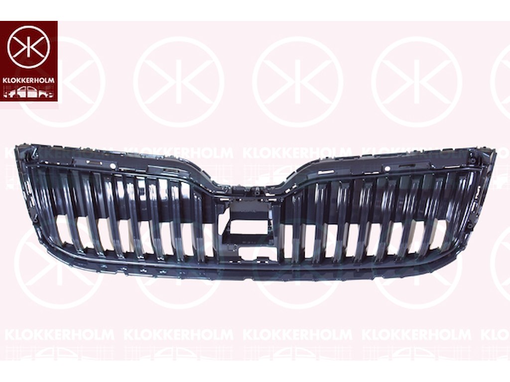 Рамка, облицовка радиатора, чaрный, лакированный