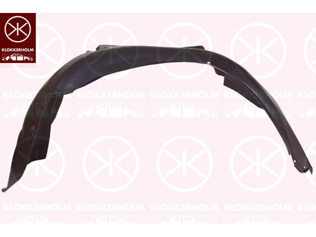 Beklädnad, hjulhus, plast, vänster fram